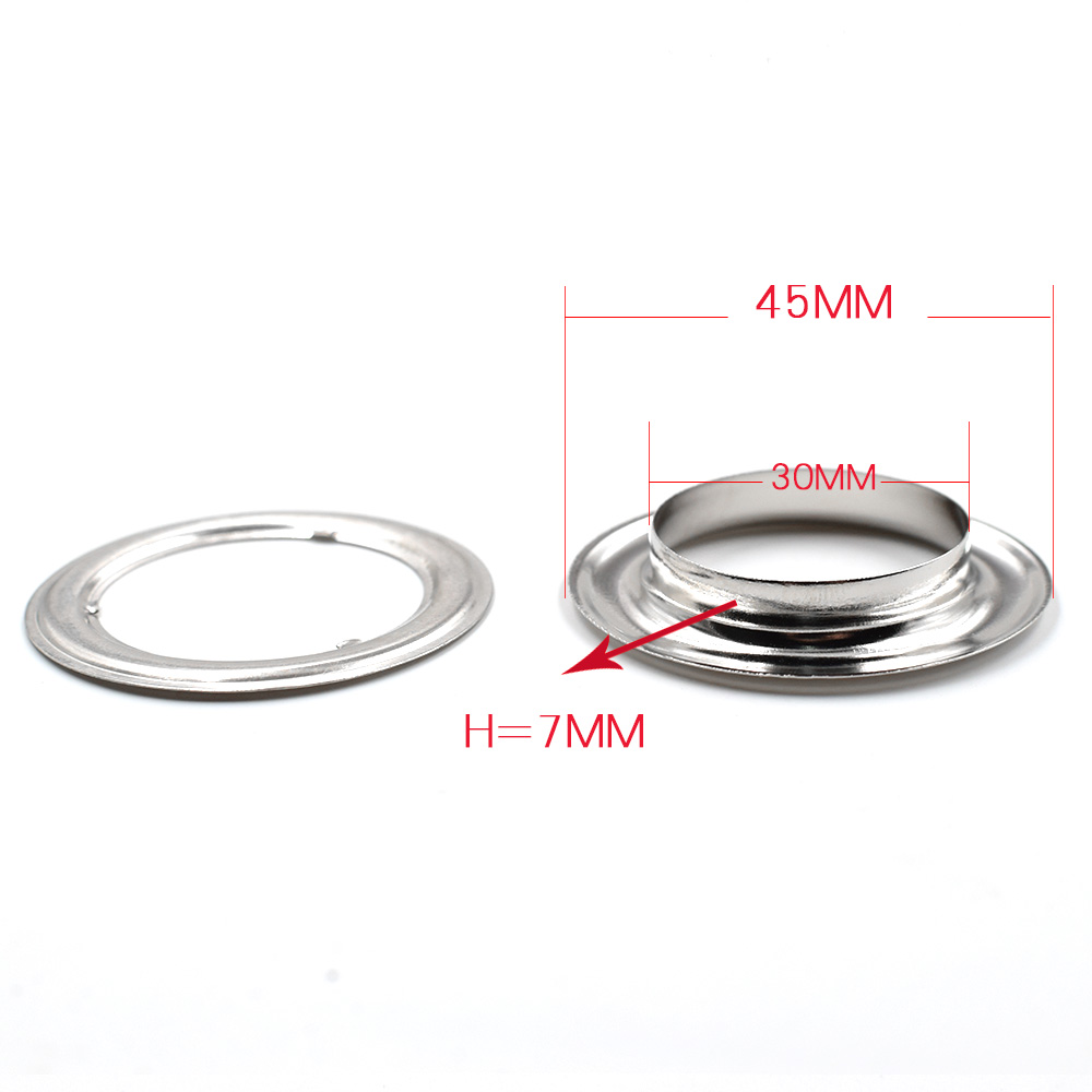 Rivet Setter Tool - (20ชิ้น/ล็อต) 30มม.-40มม.เส้นผ่าศูนย์กลางรูโลหะเสื้อผ้าและอุปกรณ์เสริมตาไก่แหวน Rivet Snaps ตาไก่เครื่องมือ