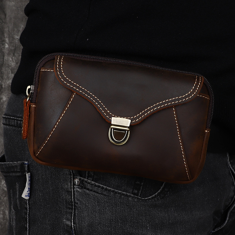 กระเป๋าคาดเอวหนังแท้สำหรับผู้ช - Leatherwork Designs บทวิจารณ์และราคา