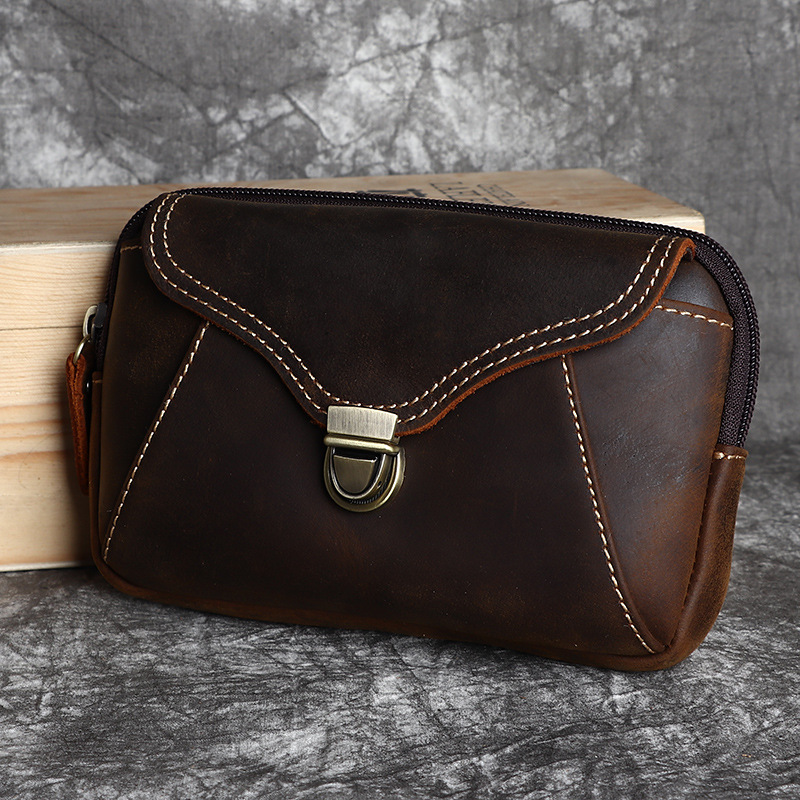 กระเป๋าคาดเอวหนังแท้สำหรับผู้ช - Leatherwork Designs บทวิจารณ์และราคา