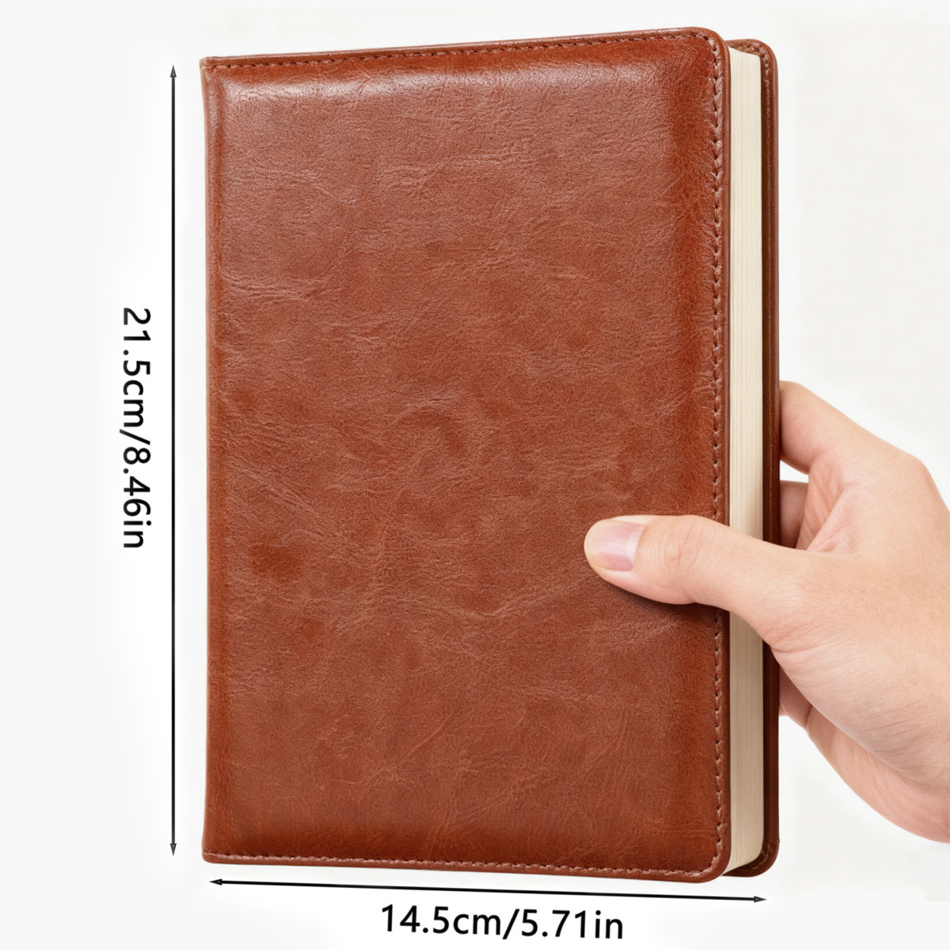สมุดบันทึกหนังลายหมีวินเทจ A5  - Leather Work Diary Covers บทวิจารณ์และราคา