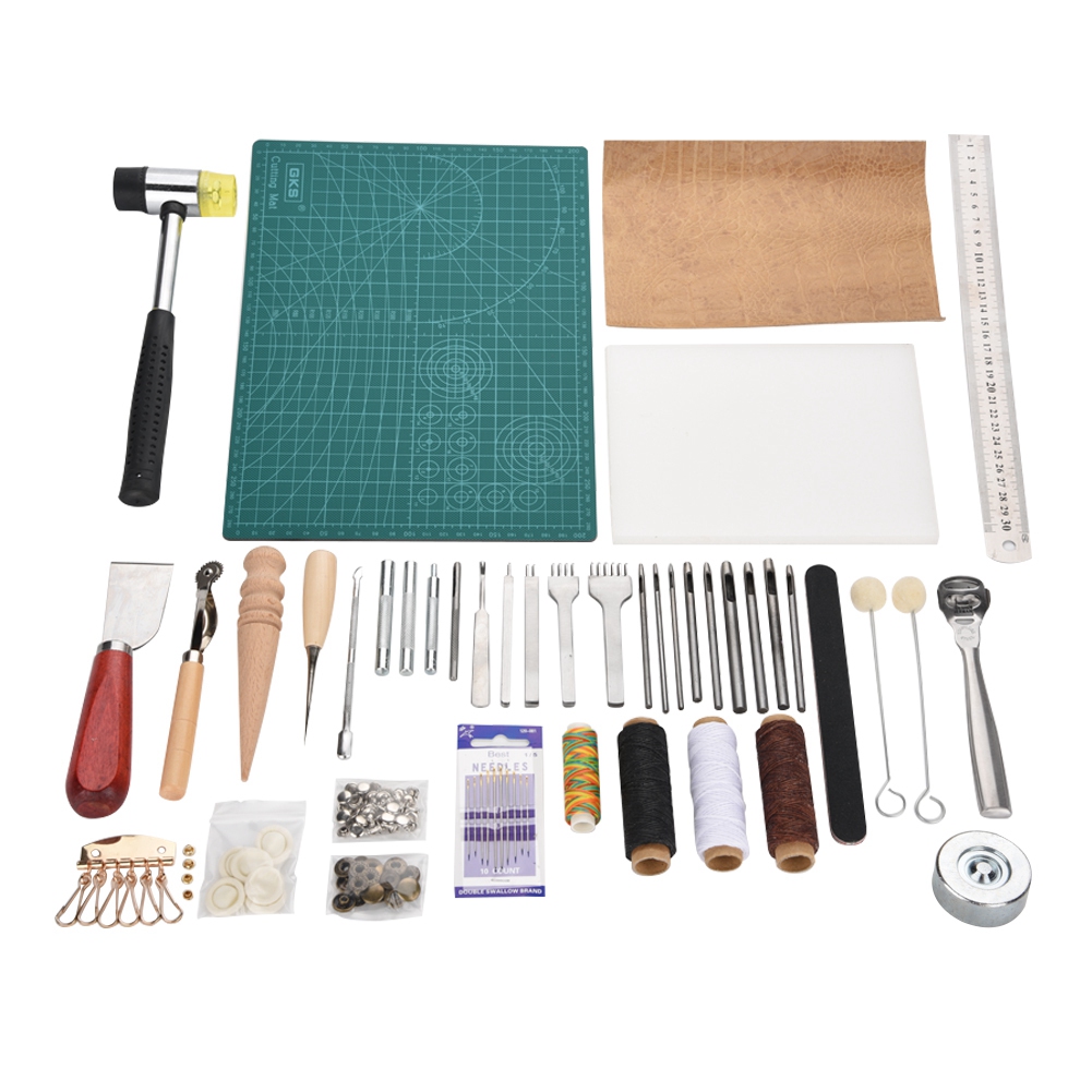 ชุดเครื่องมือทำหนัง 42 ชิ้น ชุ - Groover Stitching Tool บทวิจารณ์และราคา